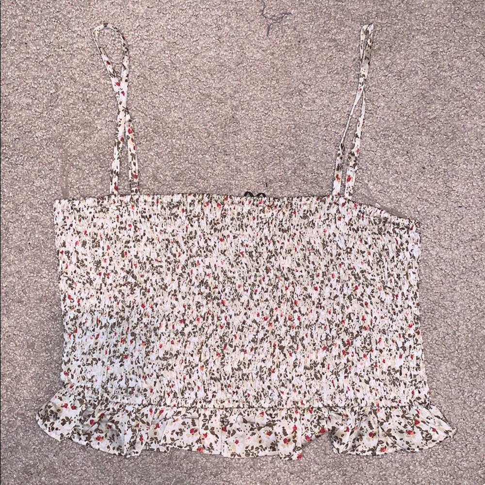 Floral crop top